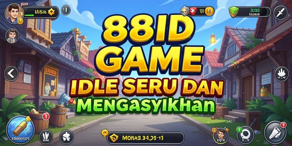 Tampilan gameplay menarik dari 88ID yang penuh warna.