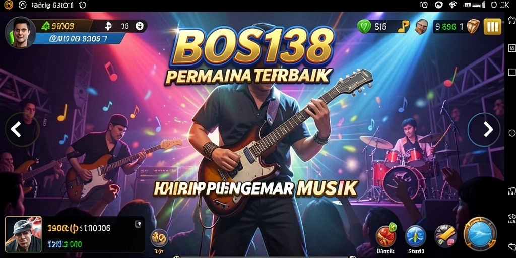 Screenshot dari gameplay BOS138 menampilkan pemain merasakan musik dengan antarmuka menarik.