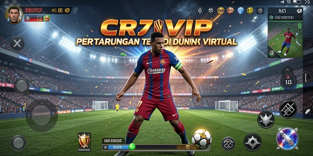 Tampilan gameplay pertarungan yang mendebarkan di CR7VIP.