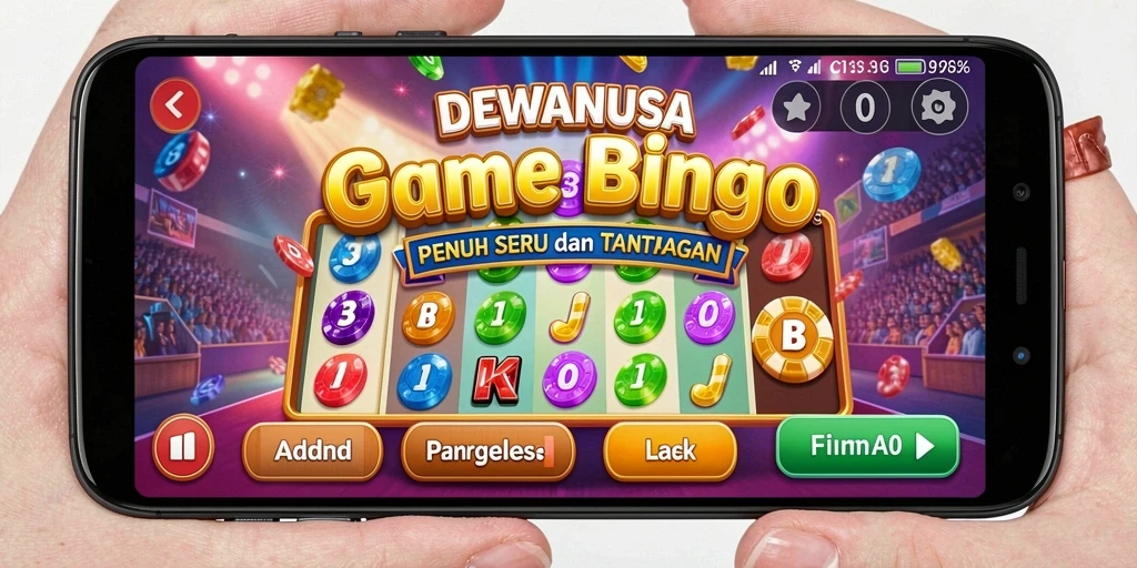 Tampilan gameplay seru dari permainan Bingo DEWANUSA.