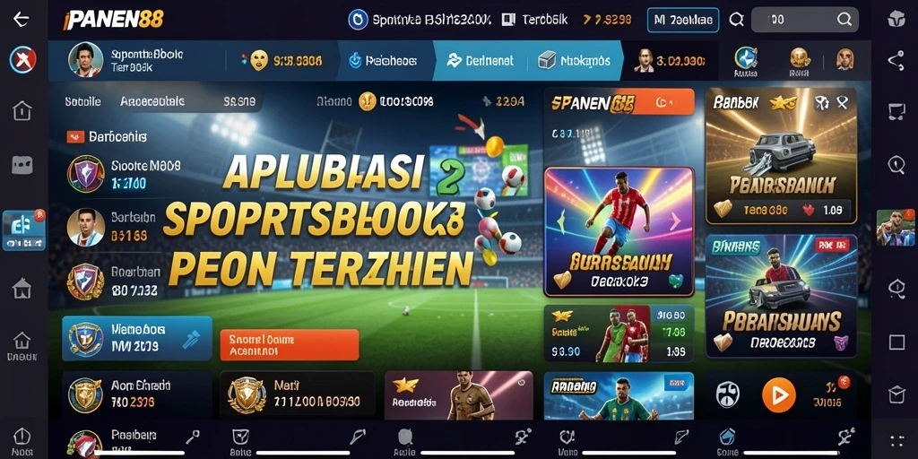 Tampilan gameplay PANEN88 dengan berbagai pilihan taruhan olahraga.