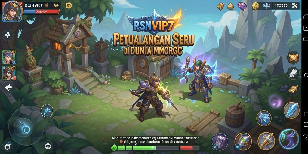 Gameplay seru dan interaktif di dunia RSNVIP7 MMORPG.