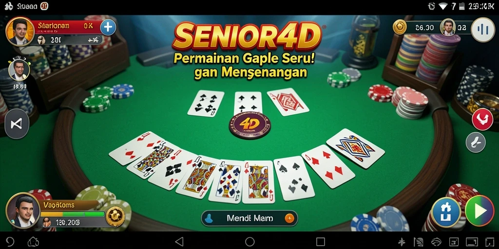 Tampilan menarik dari gameplay SENIOR4D yang seru.