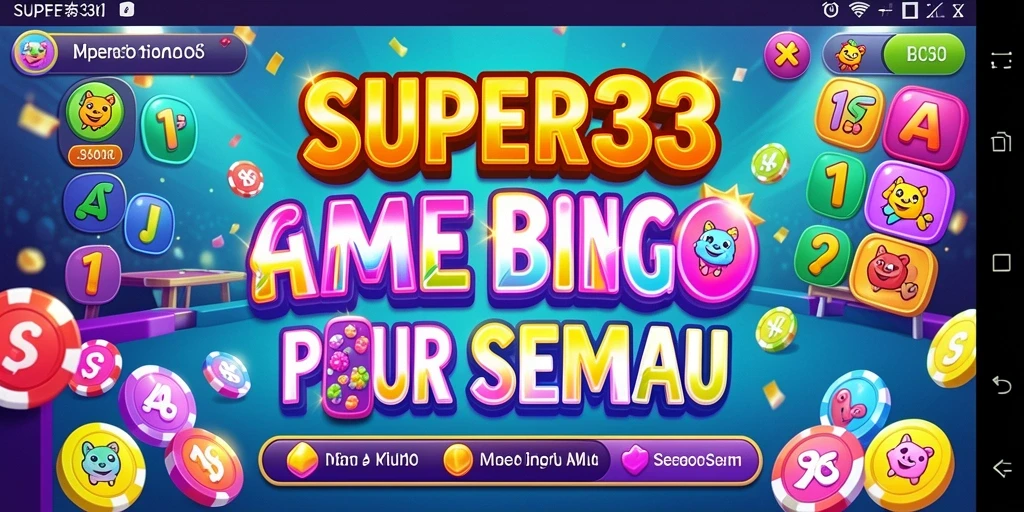 Tangkapan layar gameplay <strong>SUPER33</strong> menampilkan momen seru dalam permainan Bingo.